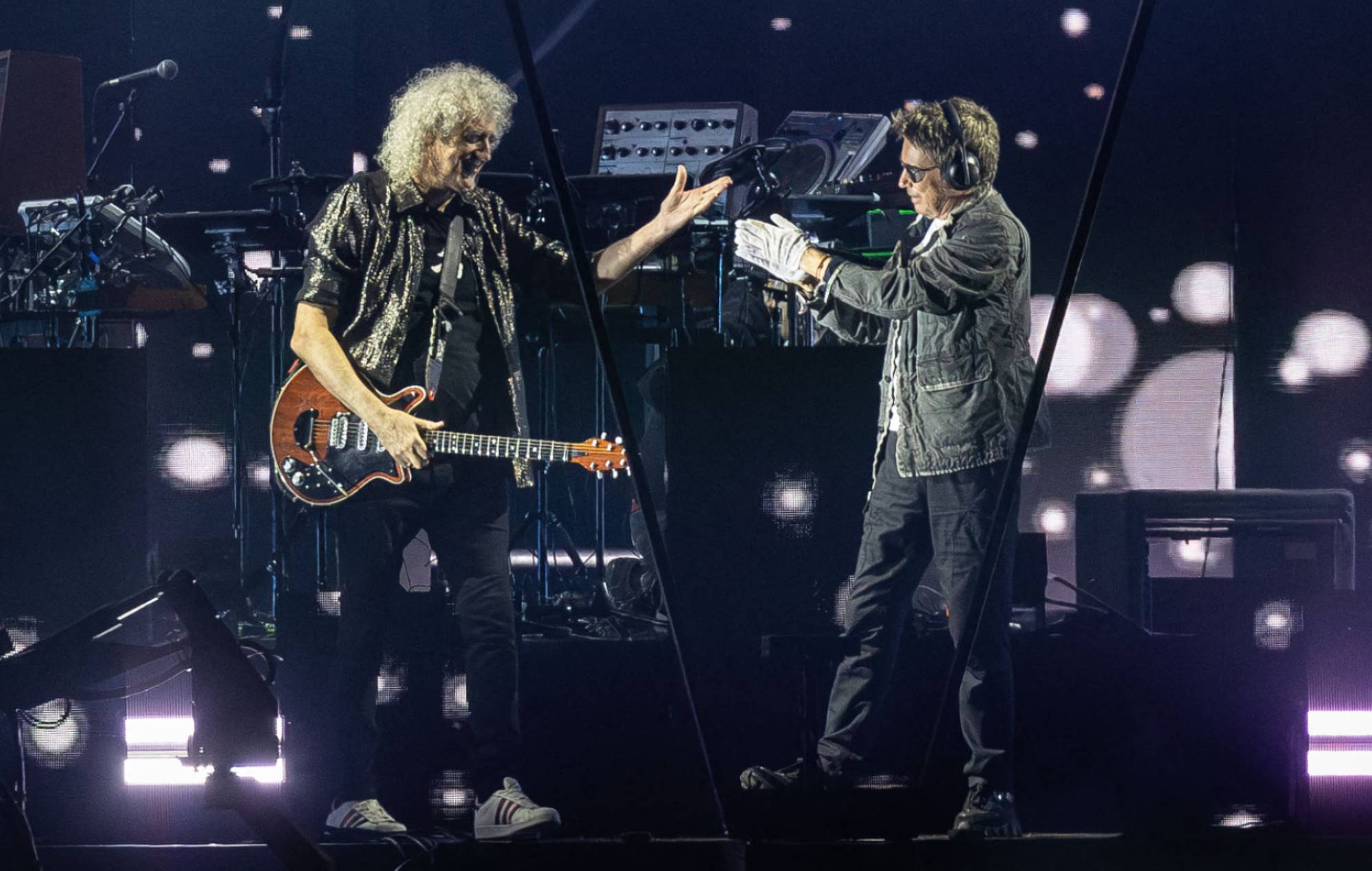 Jean-Michel Jarre y Brian May, de Queen, actúan juntos en el Festival Starmus
