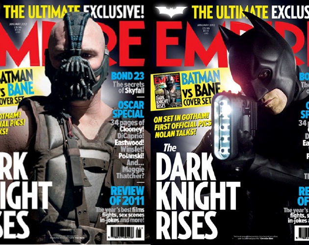 Empire luce portadas con Batman y Bane
