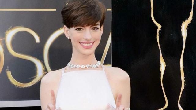 Oscars 2013: El secreto de los pezones de Anne Hathaway