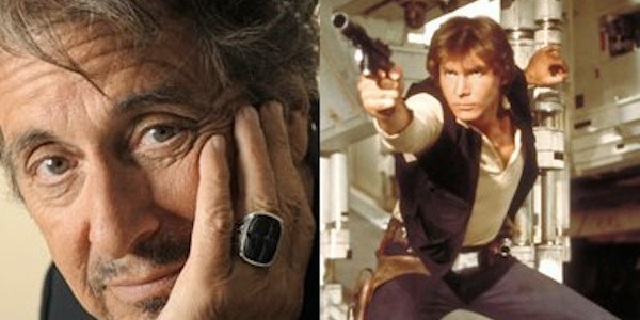 Al Pacino revela por qué rechazó interpretar a Han Solo en 'La Guerra de las Galaxias'