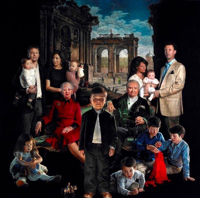 foto familia real danesa