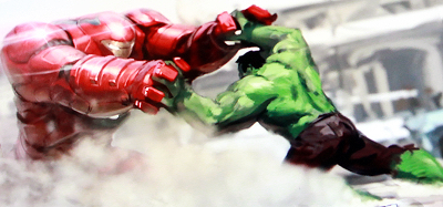 Iron Man contra Hulk en 'Los Vengadores 2: La Era de Ultron'