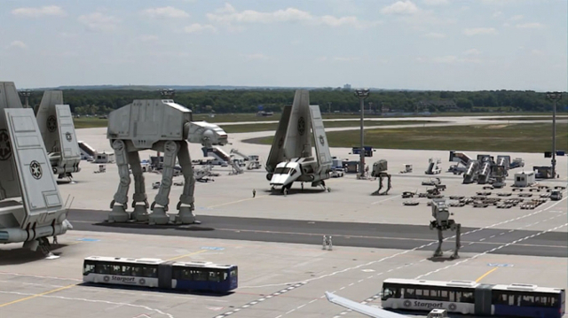 Vídeo de las tropas Imperiales de 'Star Wars' en Alemania