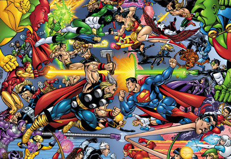 ¿Un crossover entre Marvel y DC? Crisis de superhéroes