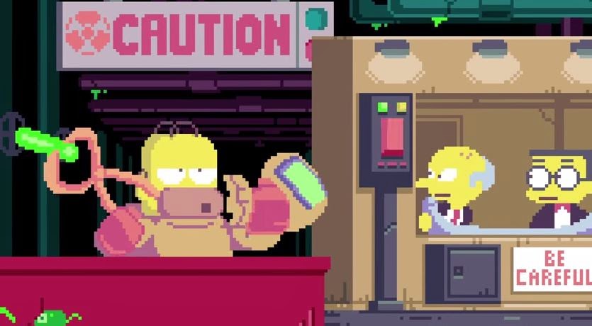 Increíble vídeo de la intro de 'Los Simpsons' en Pixel Art
