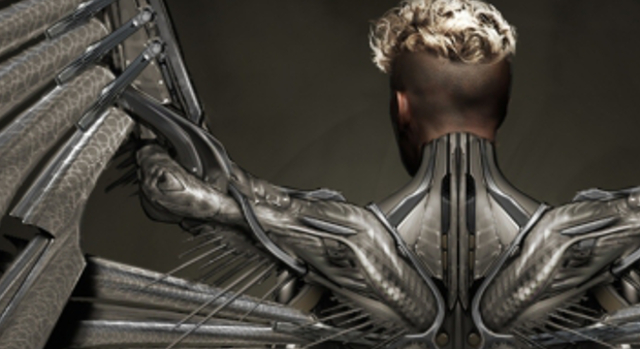 Las alas de metal de Arcángel en 'X-Men: Apocalipsis'