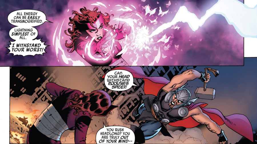 Los poderes de la Bruja Escarlata en 'Los Vengadores 2: La Era de Ultron'