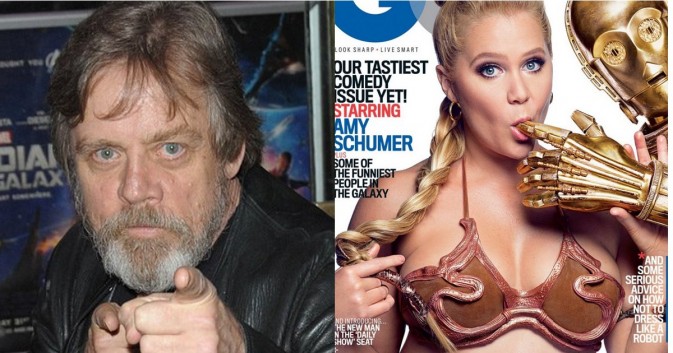 Lucasfilms vs Mark Hamill por las fotos eróticas de 'Star Wars' de Amy Schumer