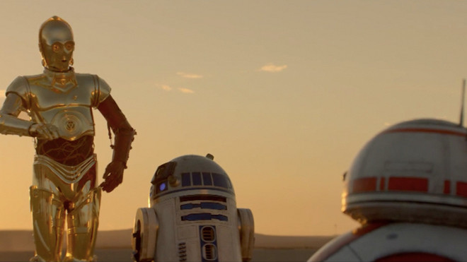 Primera escena de 'Star Wars: El Despertar de la Fuerza', nuevos personajes y droides
