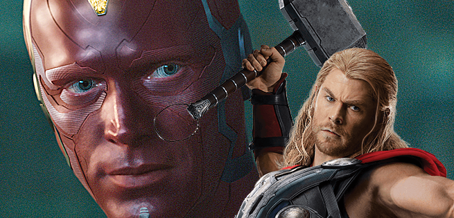Asombroso Thor vs. Visión en la escena perdida de The Avengers II
