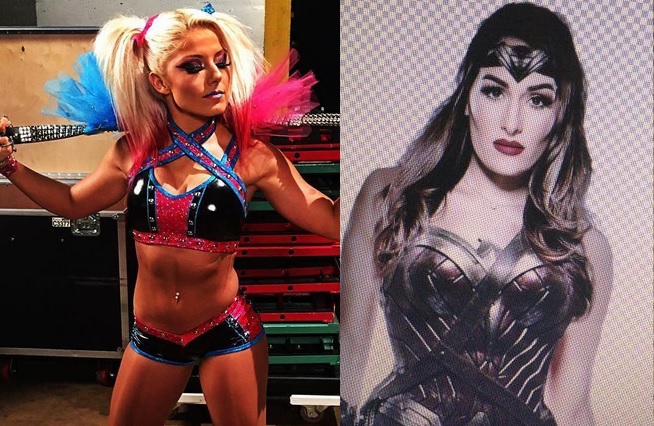 Histórica pelea entre Harley Quinn y Wonder Woman en la WWE
