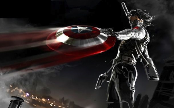 Sebastian Stan se deja ver con el escudo de Capitán América