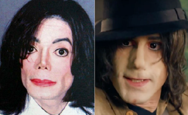 El actor blanco que interpreta a Michael Jackson