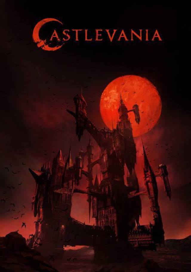 Sangriento primer póster de la serie de Castlevania