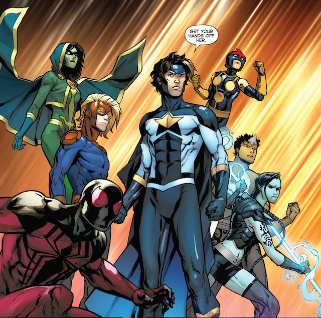 Posibles personajes para New Warriors, la nueva serie de Marvel