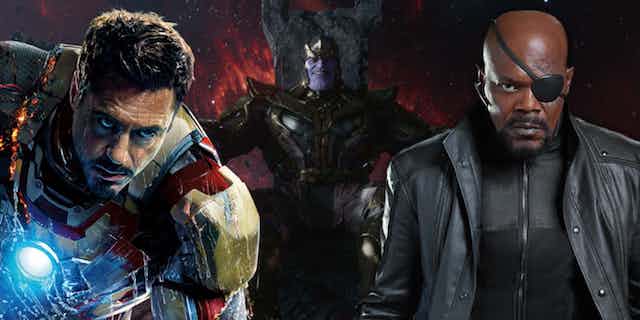 Iron Man y Nick Furia frente a frente en el set de Avengers: Infinity War