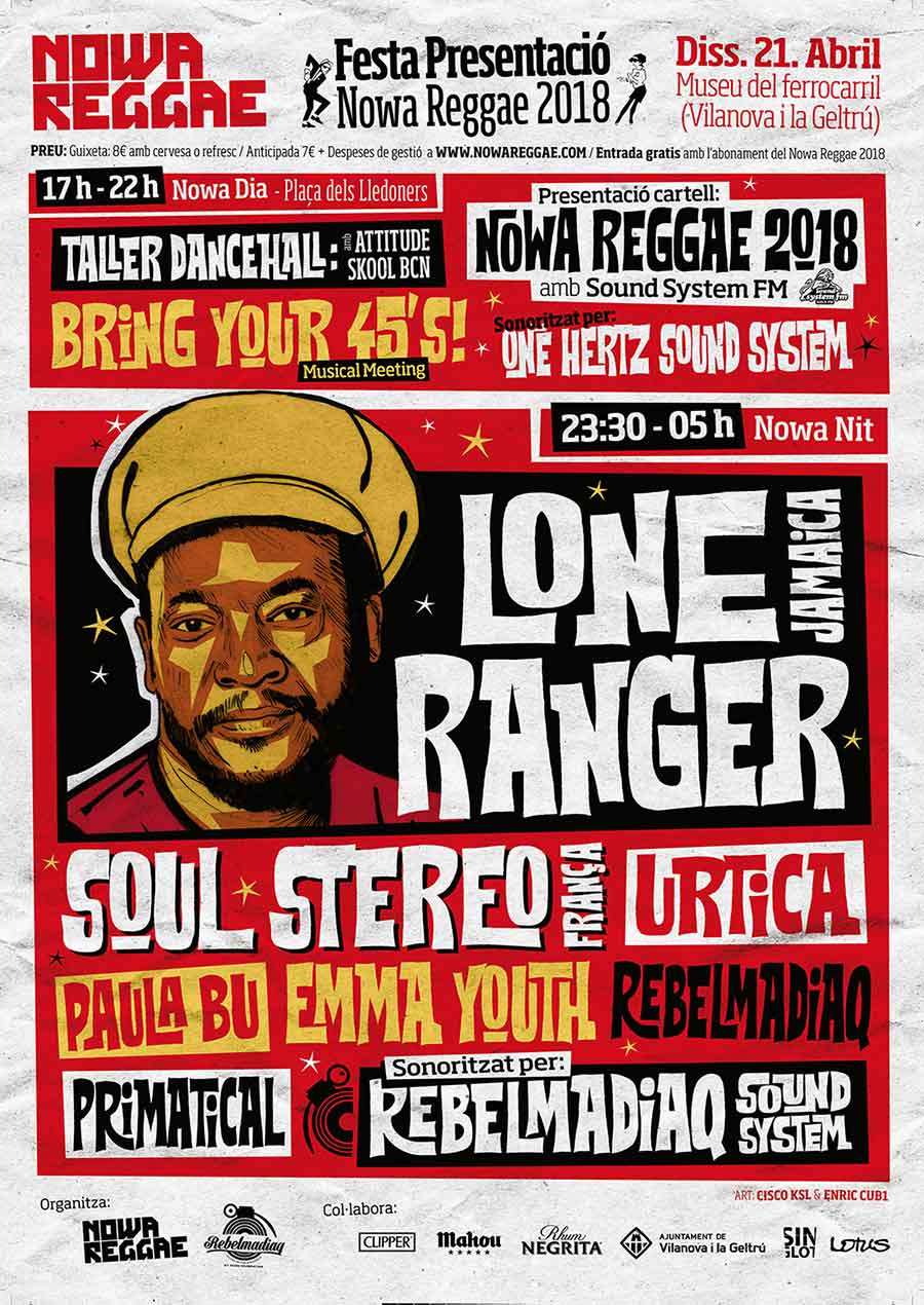 Lone Ranger arrancará el Nowa Reggae 2018