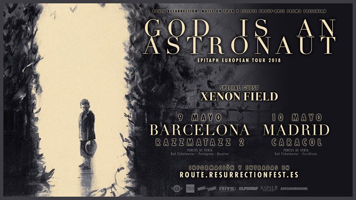 GOD IS AN ASTRONAUT en Barcelona y Madrid en mayo