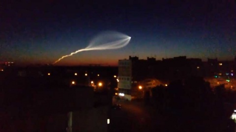 OVNI sobrevuela Rusia durante la noche del mundial