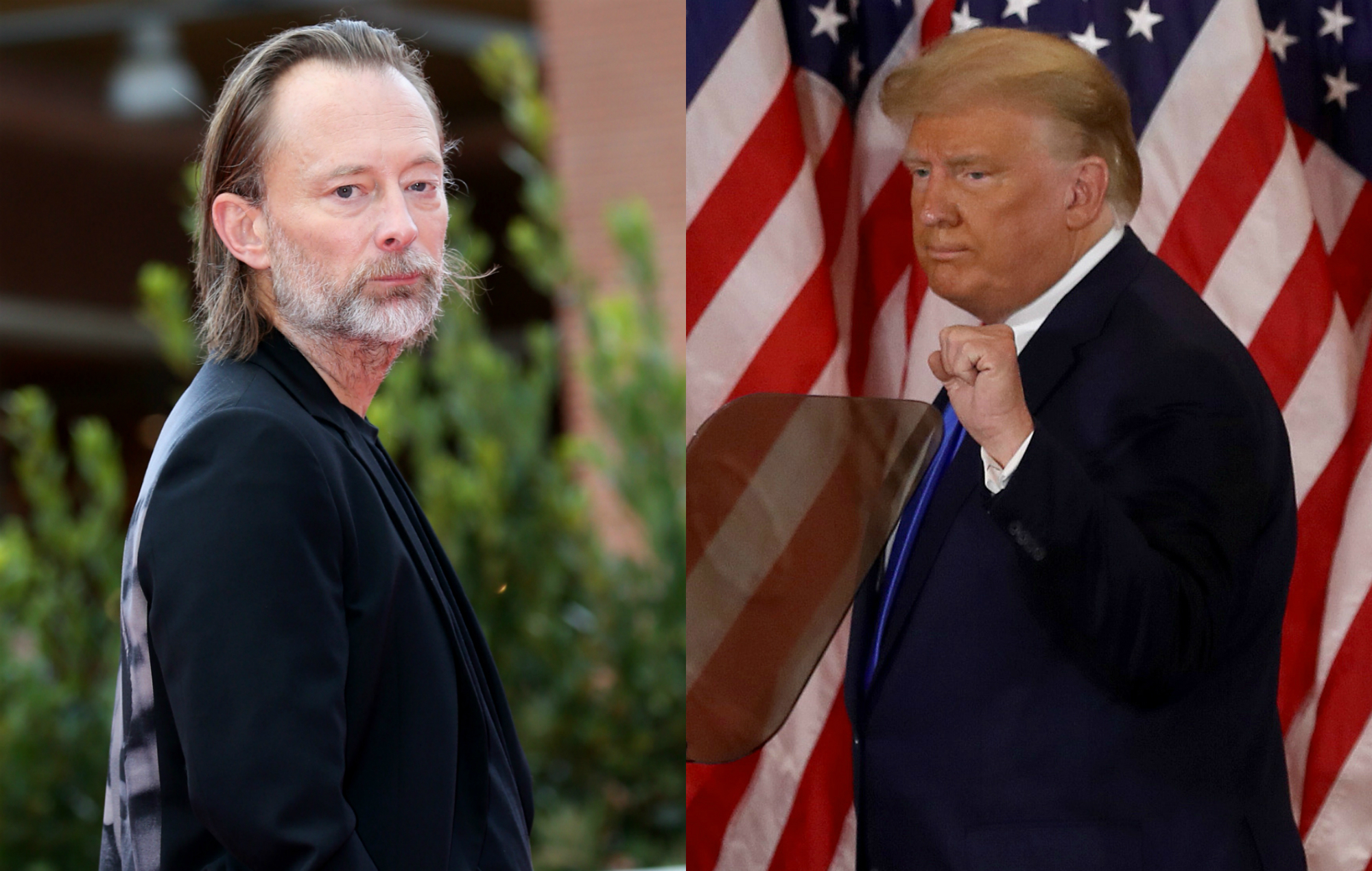 Thom Yorke dice que Donald Trump está 