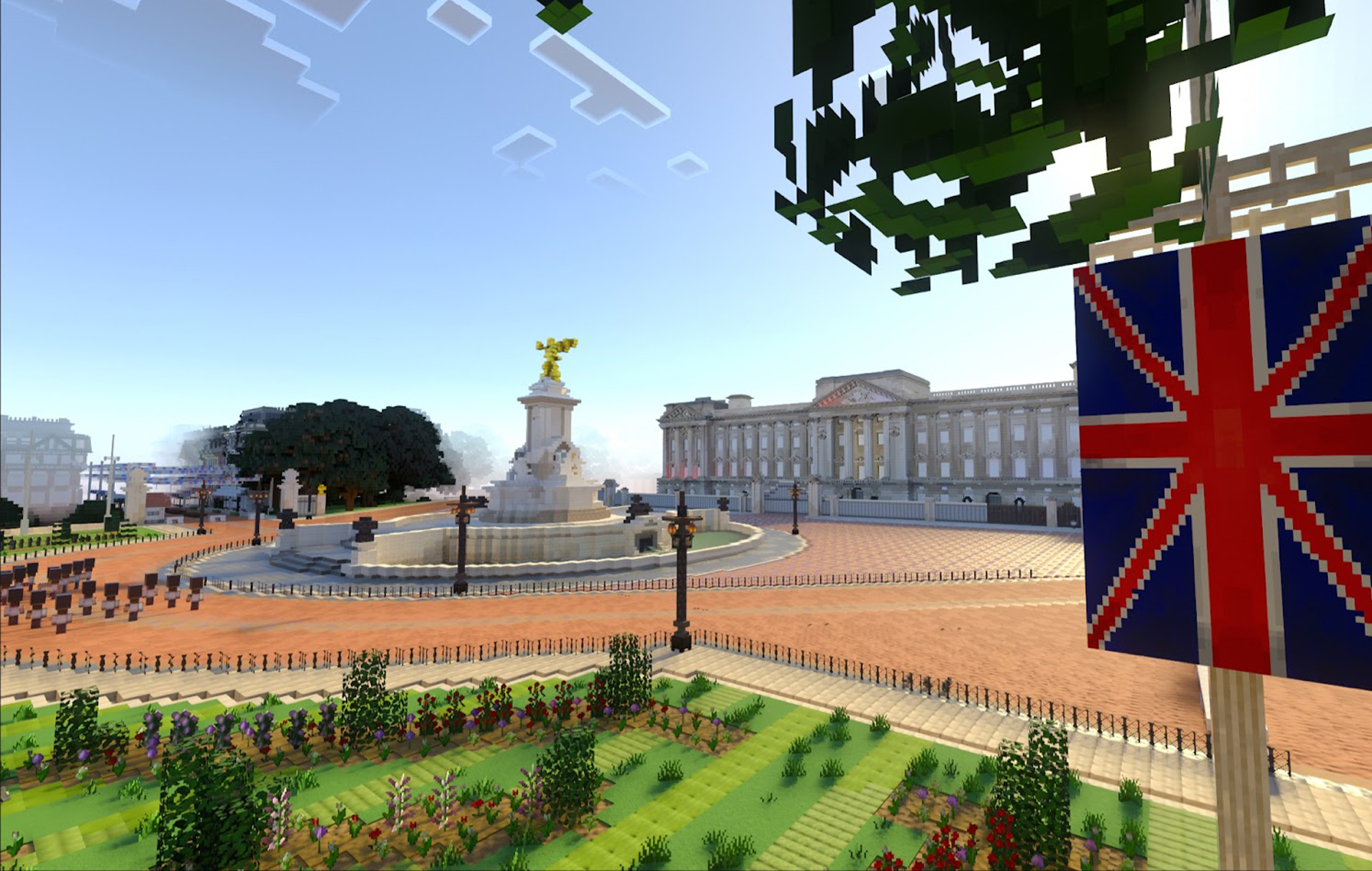 Nvidia crea una fiesta callejera de las Bodas de Platino en 'Minecraft'
