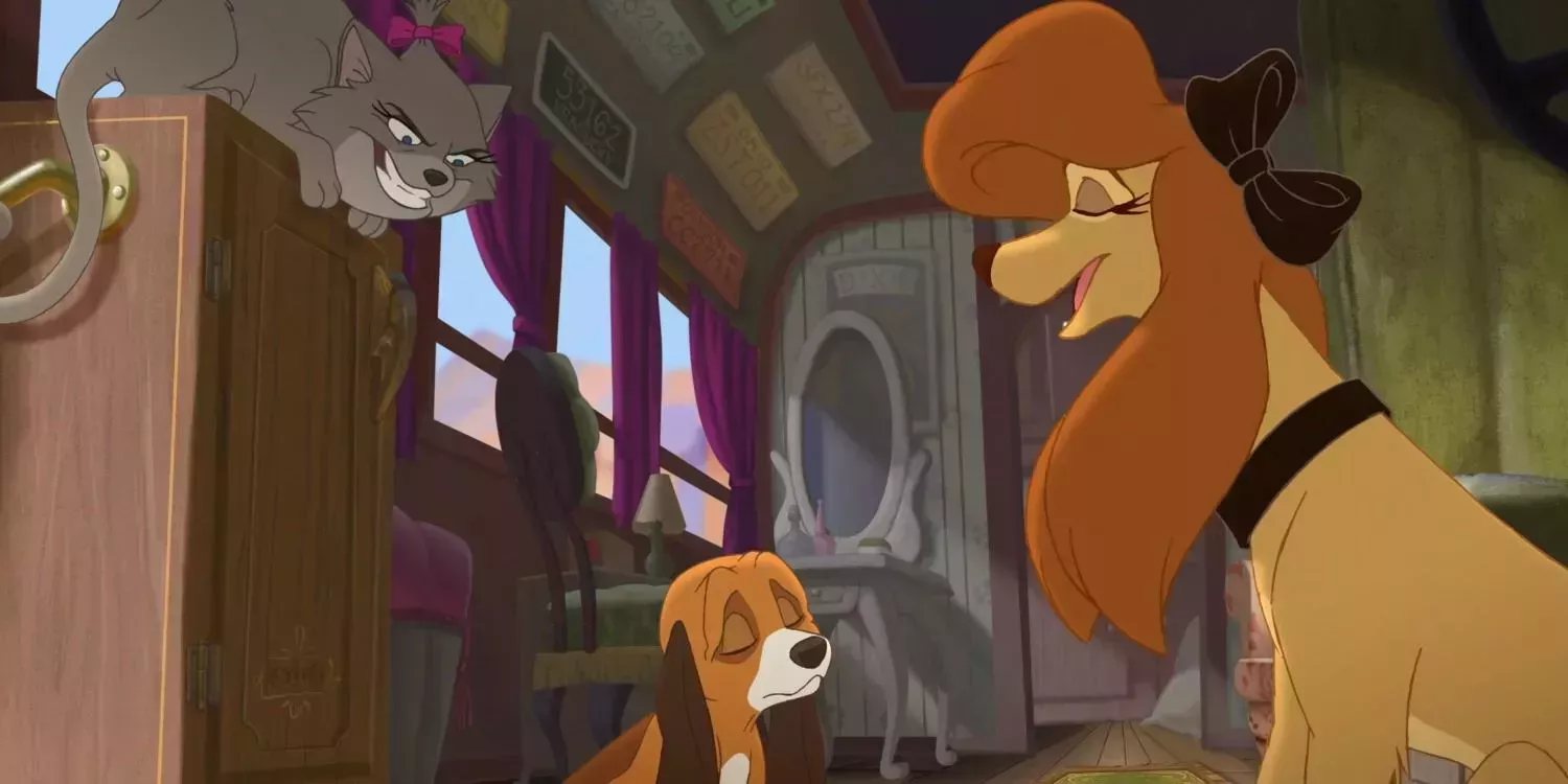 Young Copper with Dixie and Zelda - The Fox and the Hound 2