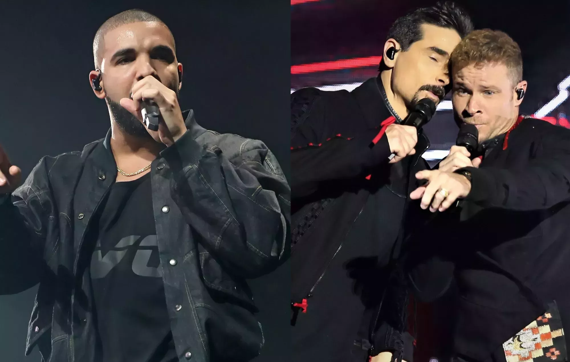 Mira cómo Drake se une a los Backstreet Boys en el escenario durante 'I Want It That Way'