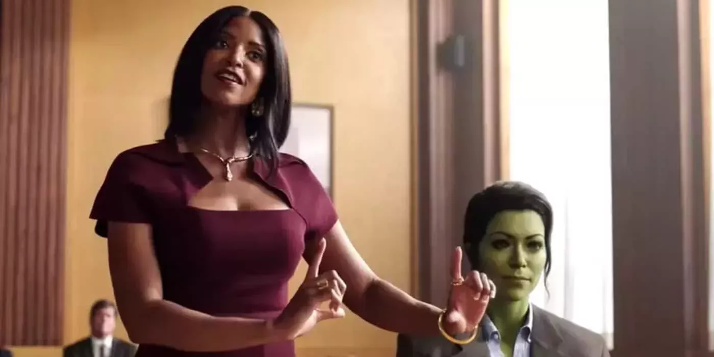 En el episodio 5, She-Hulk sigue tratando a los superhéroes como propiedad intelectual