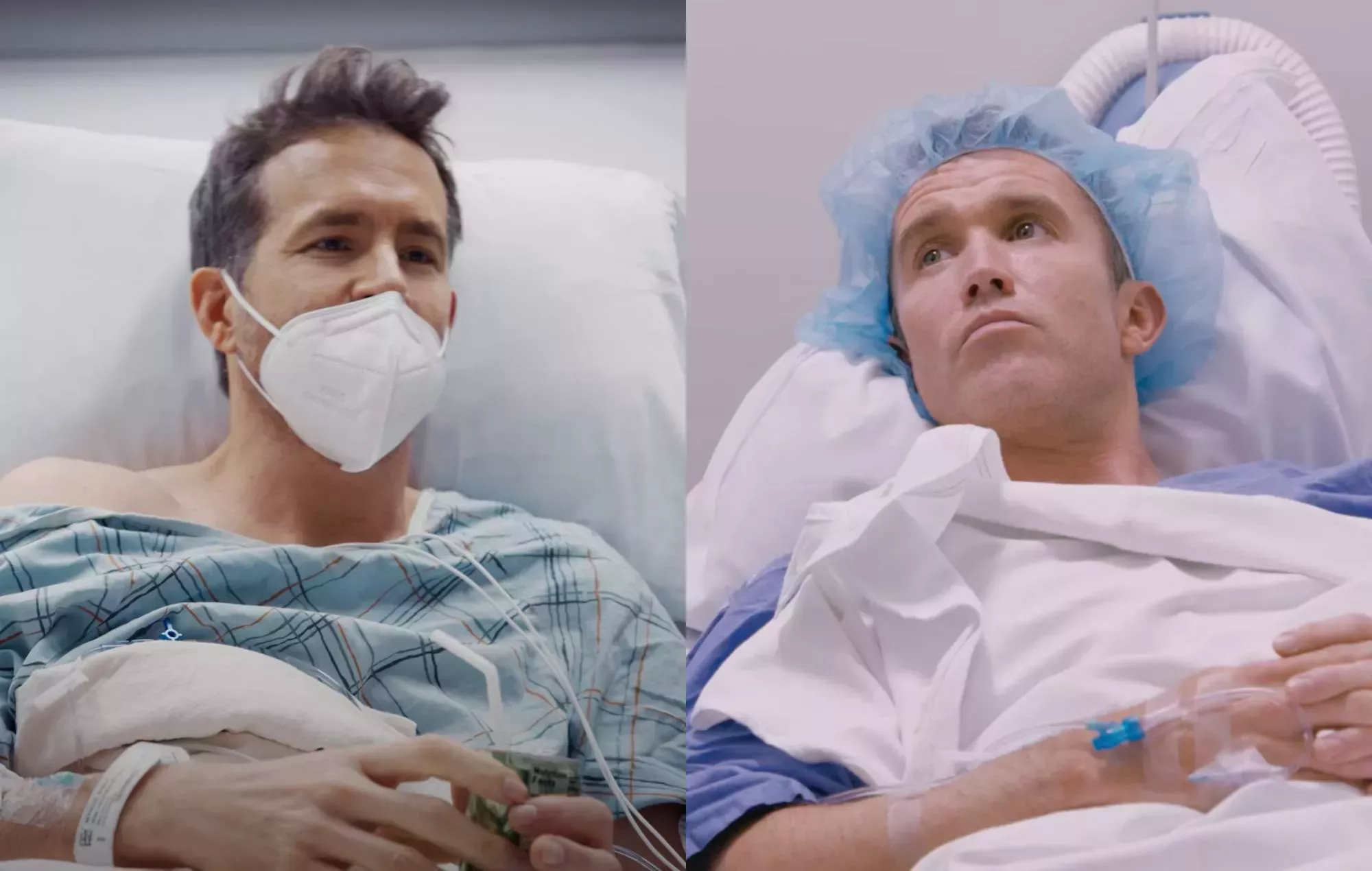 Ryan Reynolds y Rob McElhenney graban sus colonoscopias para concienciar sobre el cáncer