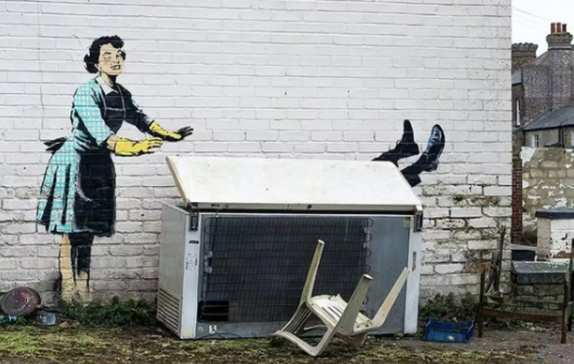 La obra de Banksy para San Valentín se traslada a Dreamland, en Margate