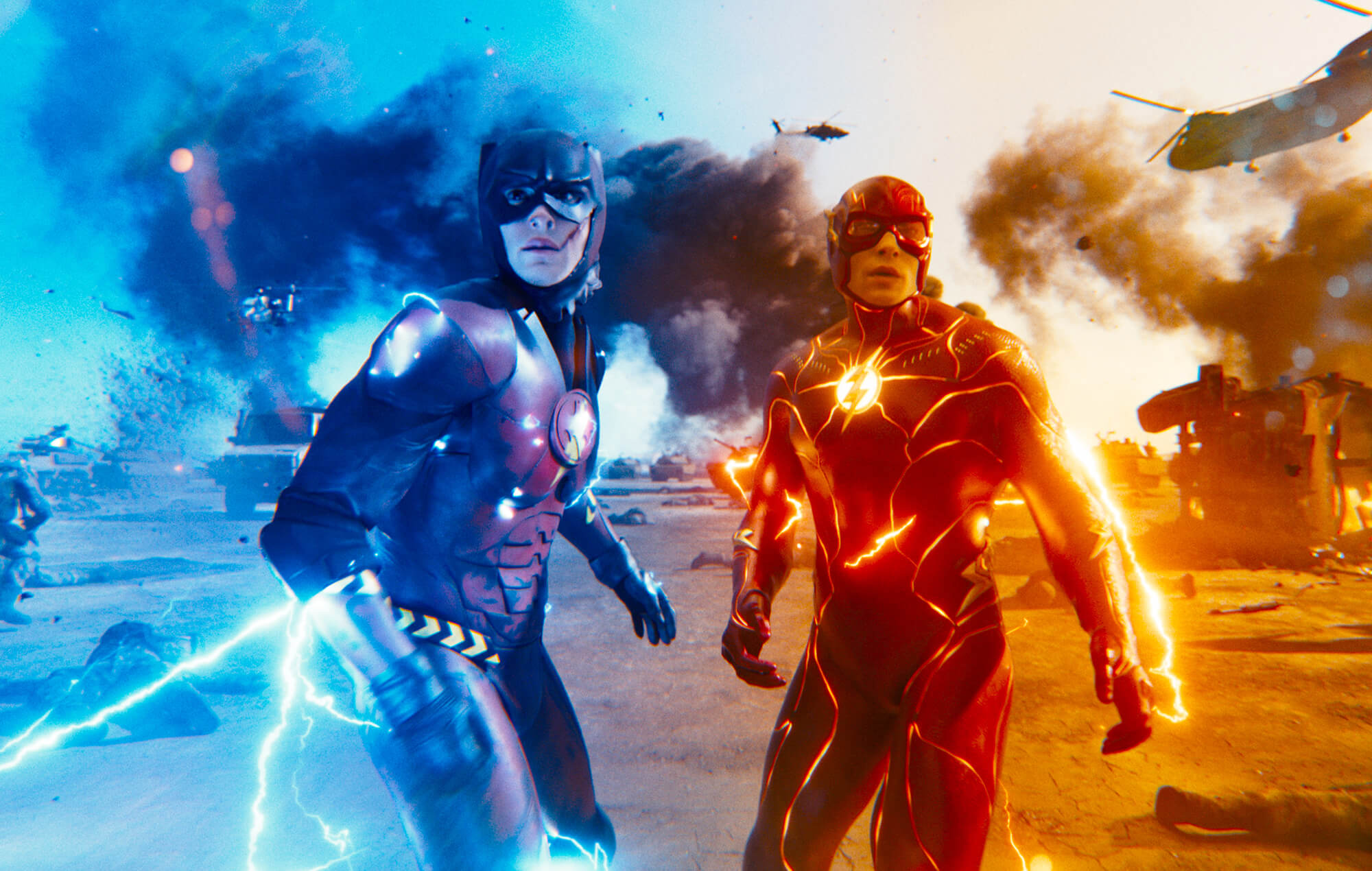 El director de 'The Flash' afirma que el CGI "raro" era intencionado: "Estamos en la perspectiva de The Flash"