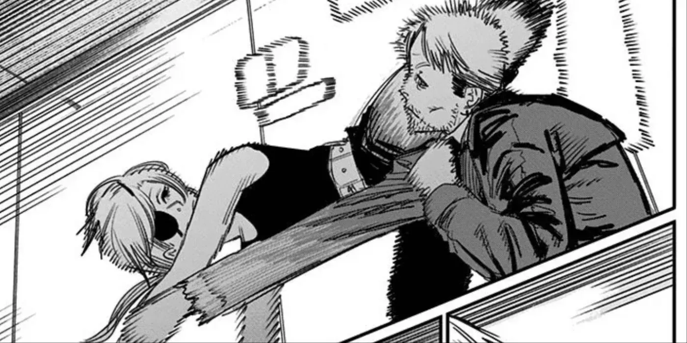 Quanxi and Kishibe fight in Chainsaw Man