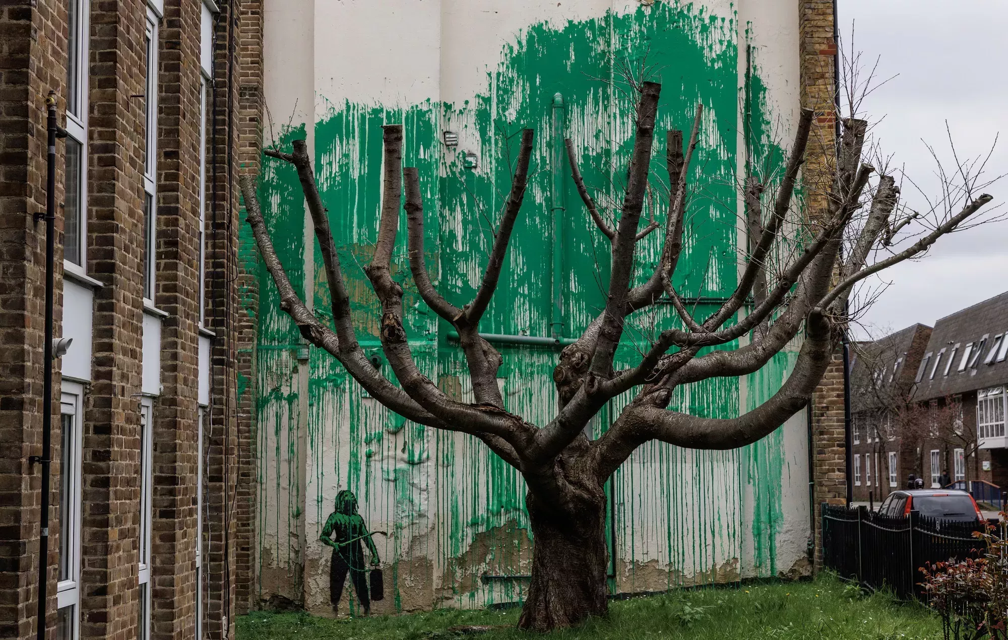 Banksy confirma su obra en un edificio de Londres