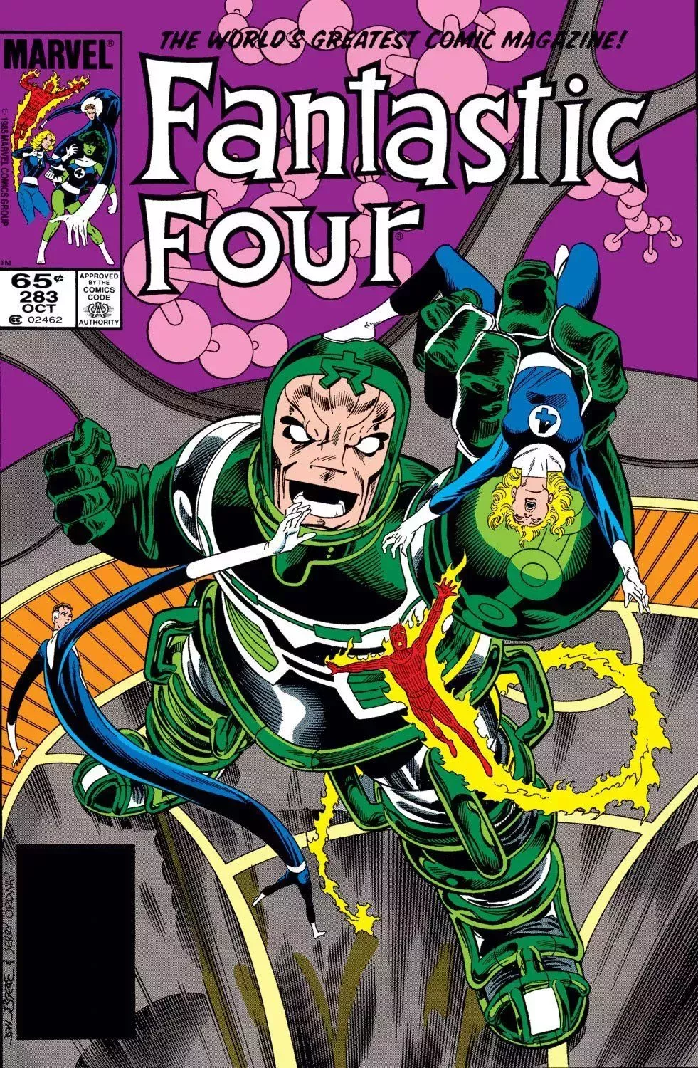 First appearance of Psycho-Man, a fantastic four villain from Marvel comics