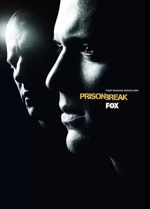 Wentworth Miller and Dominic Purcell in the promotional art for Fox's Prison Break