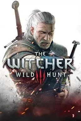 Geralt unsheathing his sword on The Witcher 3: Wild Hunt promo poster