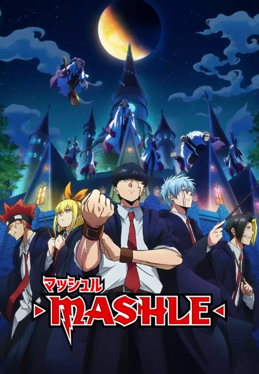 Mash Burndead in front of his schoolmates in Mashle Magic and Muscle