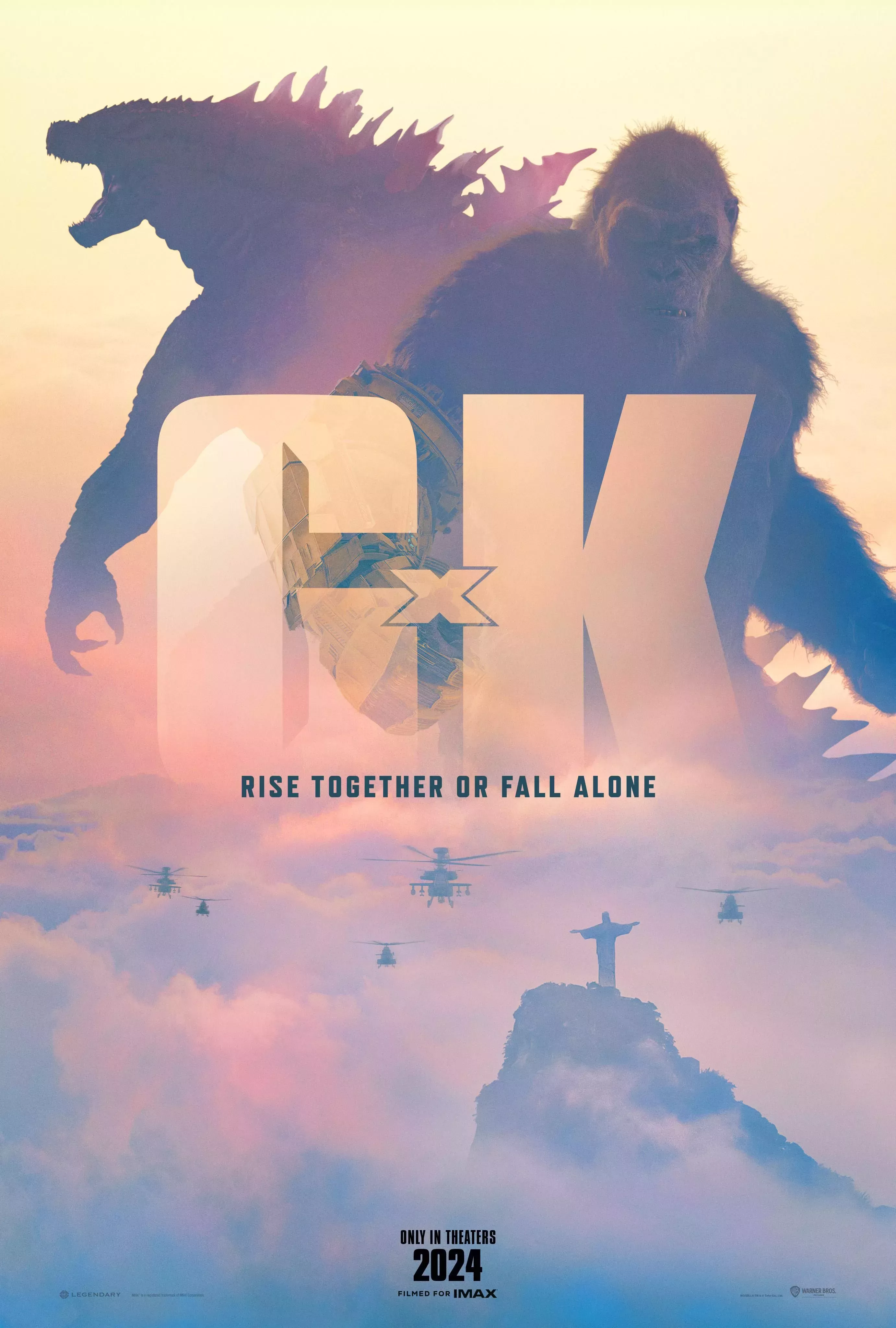Godzilla X Kong The New Empire 2024 New Film Poster