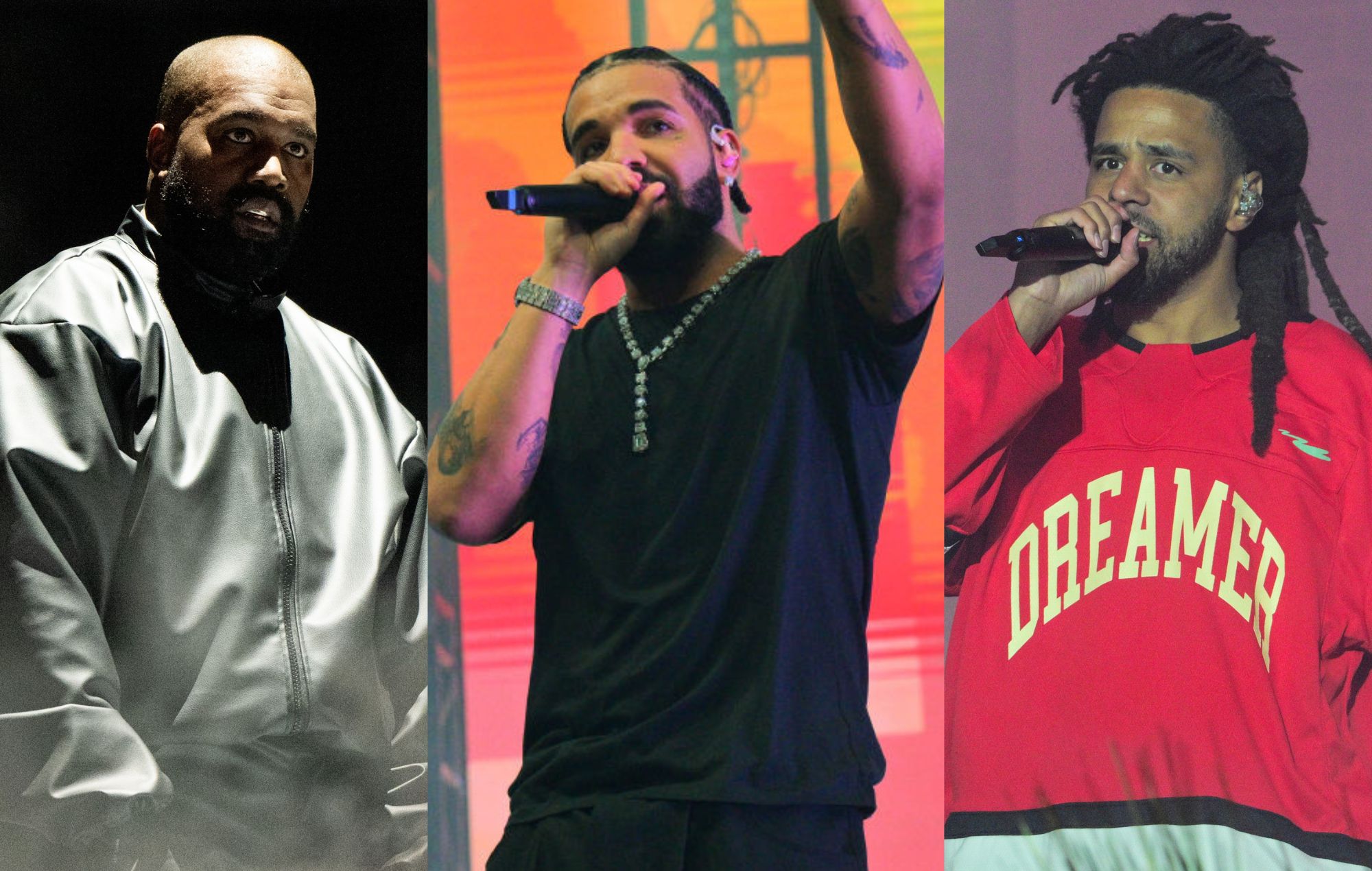 Kanye West se mete en la disputa entre Drake y J.Cole por el remix de 'Like That