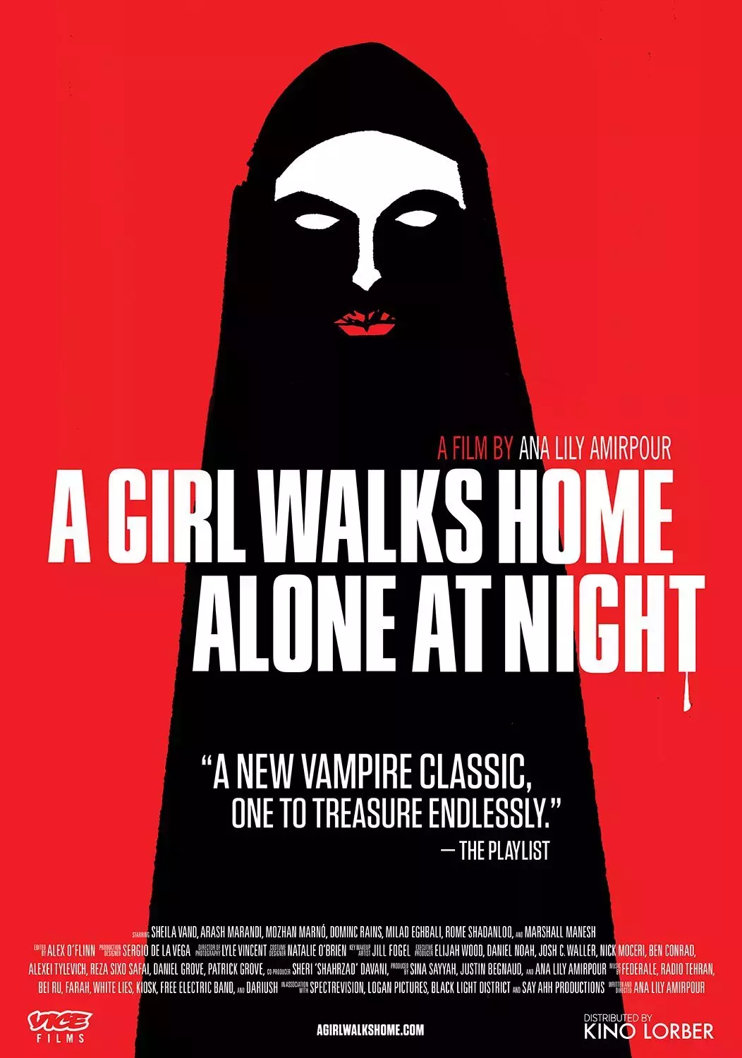 A Girl Walks Home Alone at Night Film Poster