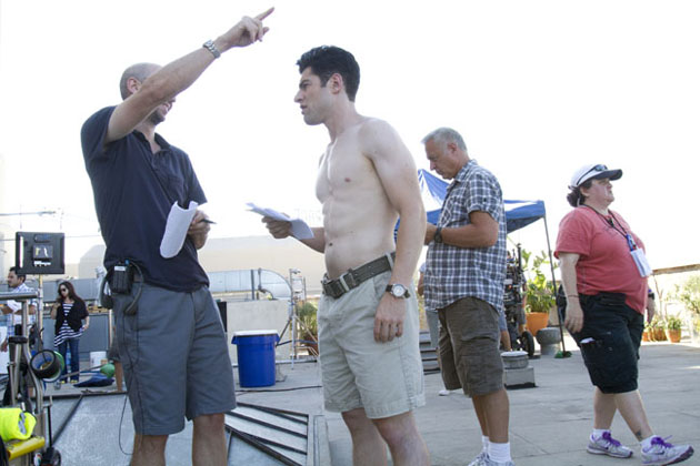 John Hamburg (director) y Max Greenfield (2/11)