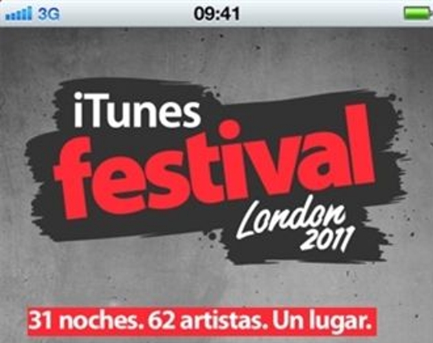 iTunes Festival toma forma de aplicación... ¡gratis!
