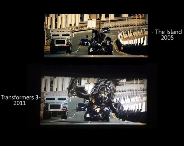 Michael Bay tira de copia-pega en Transformers 3