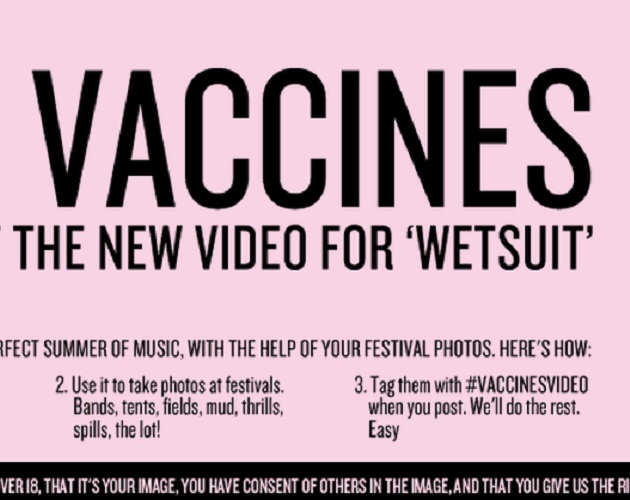 The Vaccines pide tu ayuda para hacer su nuevo vídeo