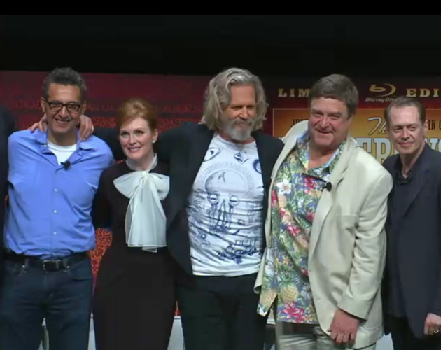 Reunión de amigos para la presentación del Blu-Ray de "El gran Lebowski"