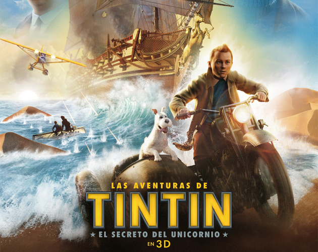 Poster definitivo de “Las aventuras de Tintín: El secreto del unicornio”