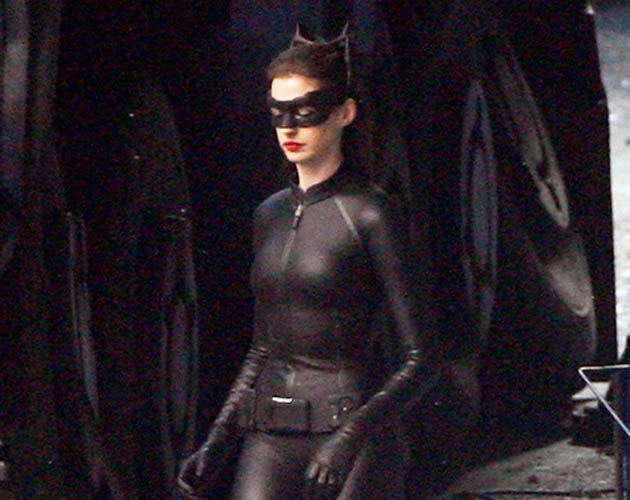Fotos del modelito completo de Anne Hathaway como Catwoman