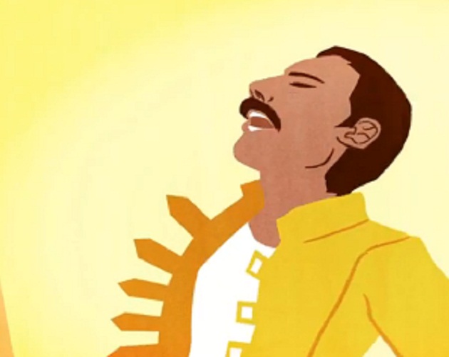 Google felicita a Freddie Mercury con un genial Doodle 