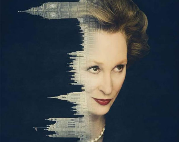 Poster de La Dama de Hierro: a Meryl Streep le pasa algo en la cabeza