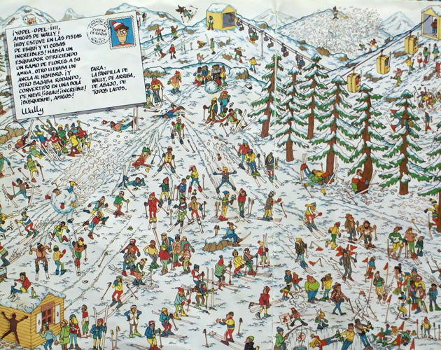 ¿Dónde está Wally? Wally está en el cine